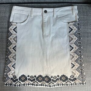 Pilcro and the Letterpress Jean Skirt